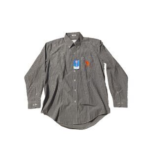 Campus Specialties Auburn Tigers Long Sleeve Button Down Plaid Shirt MEDIUM‎ NWT